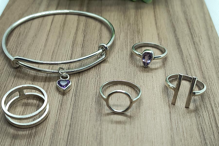 Coleção Oliveira Lepepita em prata 950